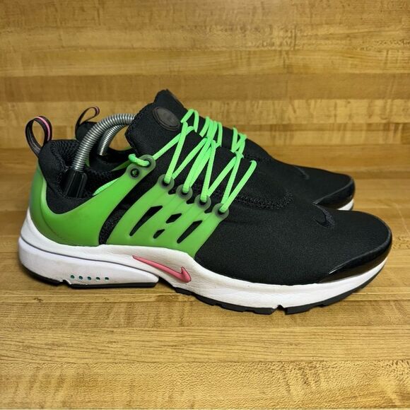 Nike Air Presto Green Strike Men's Size 10 Black White Running